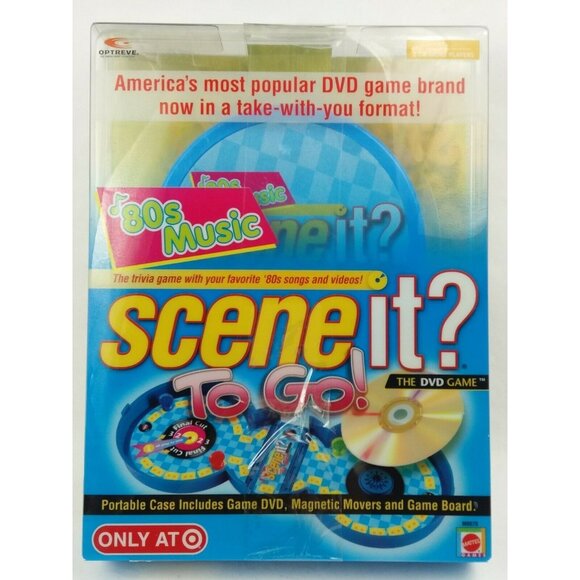 Scene It To Go 80s DVD Game Music Edition Travel Magnetic Movers - Picture 7 of 8